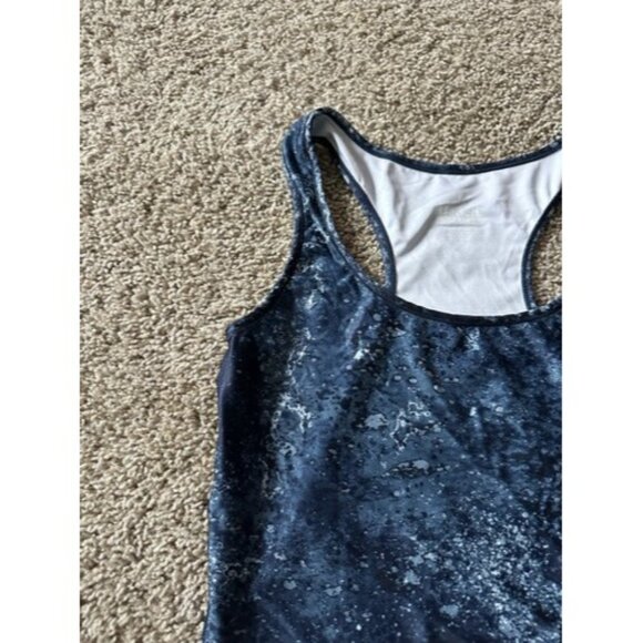 Bench Womens Blue Colorful Racerback Tank Sleeveless Active Size Small Pull Over - Picture 3 of 15